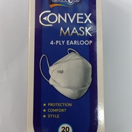 PromoHOT SALE Masker sensi convex 4 play isi 20 helai - Hitam Murah