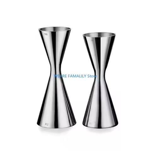 P8DE Stainless Steel Jigger Cup Bartenders Measuring Cup Bar Wine Shaker Jiggers Bartenders Bar Tool