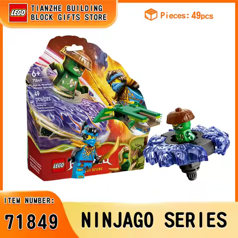 LEGO Ninjago 71849 Nya vs. Mutated Monster Spinjitzu Spinner – Epic Battle Building Set