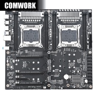 เมนบอร์ด KLLISRE X99 D4 DUAL PRO TPM E-ATX LGA 2011-3 DUAL CPU WORKSTATION SERVER MAINBOARD MOTHERBO