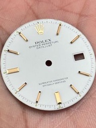 🌹⚪️Rolex DateJust罕有原裝白粉面⚪️🌹🔴🔴玫瑰金皇冠🔴🔴玫瑰金字釘👍🏻👍🏻狀態靚仔 👍🏻👍🏻適合1600 1601 1603 18K玫瑰金及玫瑰金鋼等型號👍🏻👍🏻