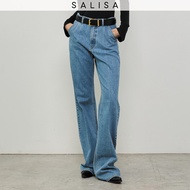 SALISA - JEANS FW24 Flare Baggy กางเกงยีนส์ขายาวเอวกลาง-ต่ำ