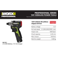 Worx Brushless Impact Drill Driver 12v / 6.35mm