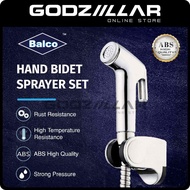 Balco Hand Chrome Hand Bidet Sprayer Stainless Steel Hose Set Hand Shower Spray Bidet