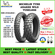 TAYAR MICHELIN ANAKEE WILD -90/90-21, 120/70-19, 150/70-17, 170/60-17, 110/80-19, 150/70-18 RADIAL T