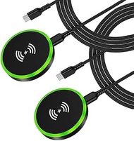 Android MagSafe Wireless Charger Pad with Stand– 15W Fast Charging Magnetic Pad for Samsung Galaxy S