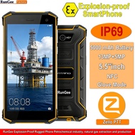 Zello PTT Rugged Phone: IP69 Waterproof 5.5" Glove-Touch Screen 5000mAh 13MP Camera 3GB+32GB NFC 4G 