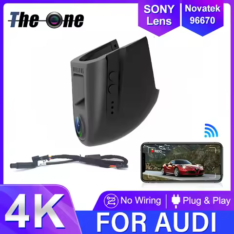 For Audi A3 A4 A4L A6 c7 Q5 Q7 sq5 2018-2026 4K Dash Cam for Car Camera Recorder Dashcam WIFI Car Dv