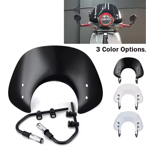 LX50 LX125 LX150 GT200 GTS125 GTS250 GTS300 Windscreen Windshield Wind Deflector For Vespa GT 200 GT