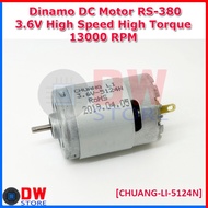 Dinamo Dc Motor Rs380 Rs 380 Dc 3V 5V 6V 9V 12V 15V High Speed Torque