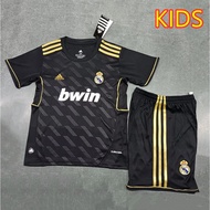 11/12 Retro Real Madrid away children’s football jersey set RONALDO KAKA’ football jersey set