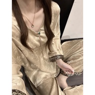Milk brown Chinese ancient style outfit