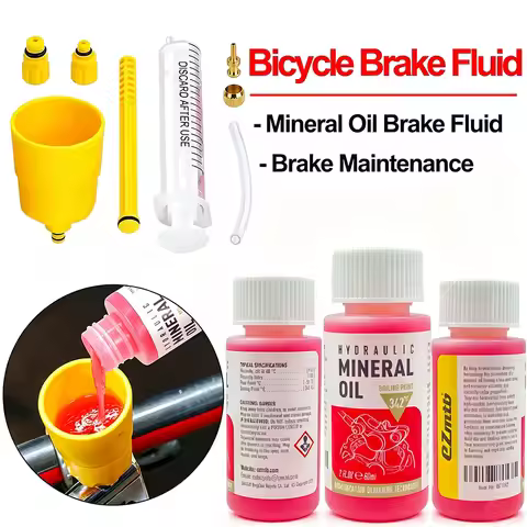 Bicycle Brake Fluid Mineral Oil System Fluid Bicycle Hydraulic Disc Brake Fluid for Shimano Bicycle