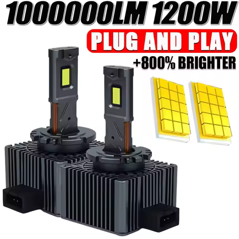 Powerful Canbus D1S D3S D2S D4S D8S LED Car Bulb 9057 CSP HID Xenon 1000000LM Super Bright Auto Ligh