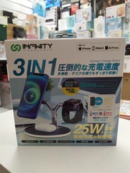 〔全新香港行貨〕Infinity 3in1 25w MagSafe 磁石充電器Y3