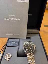 Glycine Combat 6 GL105 （36mm)，機芯：GL224 (ETA 2824-2 base)