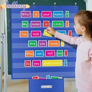 BALLOZY Standards Pocket Chart, Large Durable Classroom Pocket Chart, Educational Class Schedule Cha