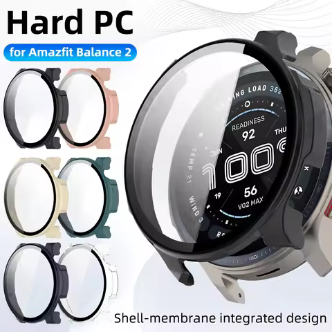 Smartwatch Case for Amazfit Balance 2 - Shell & Film Integrated, Durable & Stylish Protection, Smart