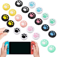 2Pcs Cat Claw Design JoyCon Joystick Cap Soft Silicone Protective Case For NS NSL Nintendo Switch OLED Lite Thumb Grip Caps Accessories