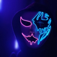 COLDPLAY-👹 Topeng  LED 👹 Topeng Hacker Topeng Joker Topeng Spiderman Halloween Mask Topeng LED Mask 