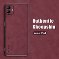 Jingsanc Ốp Da Cho Samsung Galaxy A04 Ốp Điện Thoại TPU Mềm Silicon Da Cừu Sang Trọng Ốp Lưng Ống Kí