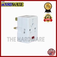 3 Way 13A Multi Universal Socket Adaptor Travel Extension Plug Multi Adapters