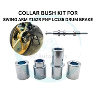 COMPLETE COLLAR BUSH KIT SWING ARM Y15 Y15ZR YSUKU PNP YAMAHA 135LC 4S LC135 DRUM BRAKE SHAFT Y