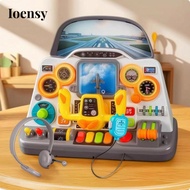 [Ioensy] Airplane Cockpit Toy Realistic Flight Simulator Toy Cockpit Dashboard Panel Kit Educational