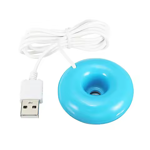 Home Diffuser Steam Mini Mist Maker Negative Ion Humidifier Donuts Humidifier Features Negative Ion 