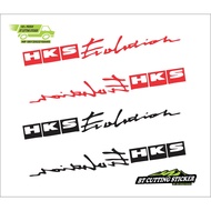 Hks evolution sticker car sticker hks sticker jdm sticker car sticker