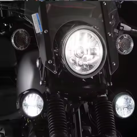 PH11 HS5 BA20D H4 LED Headlight Bulb kit for Motorcycle ATU Suzuki Kawasaki Honda,24 Watts High Low 