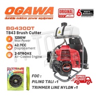 OGAWA Brush Cutter BG430DT Mesin Potong Rumput (43CC) OGAWA Heavy Duty Grass Cutter