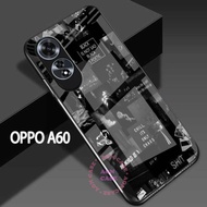 Softcase Glass Case OPPO A60 - Casing Hp - Case Hp Terbaru (A50) - COD!!!