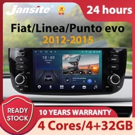 Jansite 2 Din Android Car DVD Radio Multimedia Player Carplay Auto WIFI Navigation GPS for Fiat Linea Punto evo 2012-2015