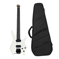 ⭐Korea Brand⭐ Hex® N400 Headless Guitar กีตาร์หัวตัด กีตาร์ไฟฟ้า หัวตัด 24 เฟรต + แถมฟรีกระเป๋า * Se