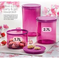 9'2245' Tupperware Jolly Keeper 1.7L & 2.7L airtight & Liquid tight/ Canister Jolly Keeper/Balang Ku