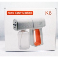 New Model K6x Wireless Nano Atomizer spray Disinfection spray Gun Sanitizer spray machine
