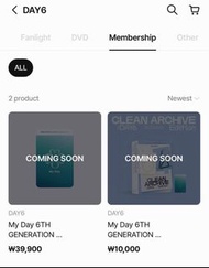 DAY6 My Day 會員禮代付代收