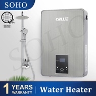 SOHO Electric water heater Instant heating faucet shower head bathroom LED display 6500W 220V Temper