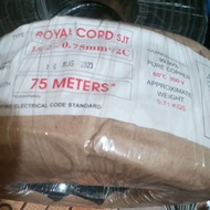 ROYAL CORD ROYAL CABLE #18/2C 0.75mm2 2-Stranded Pure Copper Conductor Cores