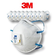 3M 8822 Particulate Respirator Mask 10P - Industrial Dust Protection, Comfortable Fit