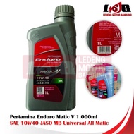 Pertamina Enduro Matic V 1000ml 10w40 Oli Motor Matik Universal 1L