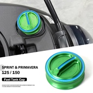 Motorcycle Fuel Gas Tank Cap Oil Cover Aluminum With Logo For Vespa Primavera Sprint 150 125 GTS300 