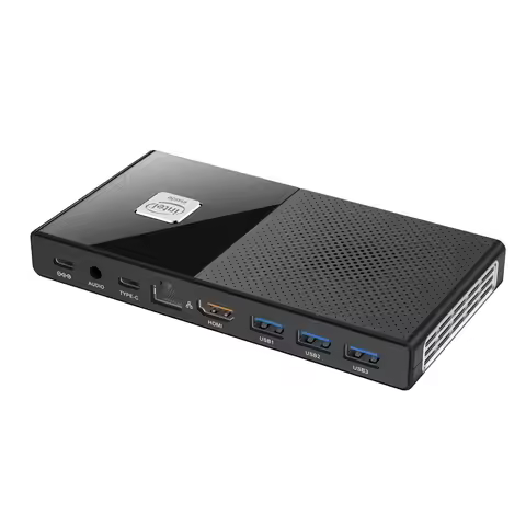 M6 Mini PC 12th Gen Intel N200 2.9GHz Windows 11Pro DDR5 NVMe SSD Pocket Computer HDMI2 4K@60Hz WiFi