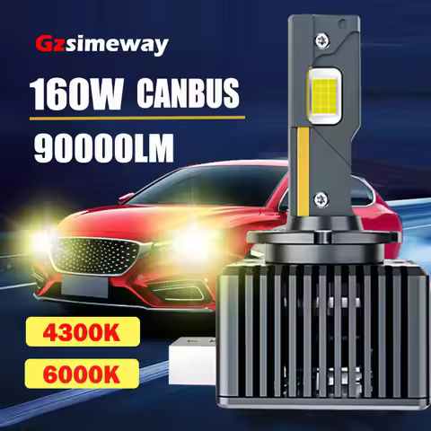 2PCS Canbus 90000LM LED 4300K D2S D2R D4S Headlight D1S D3S D5S D8S LED Light D1R D3R Auto Lamp Bulb
