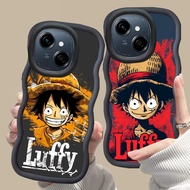 MERAH D-3 One Piece Luffy Pink red Casing for Tecno Pova 7 POP 9 Spark GO1S 8 GO1 GO2 black