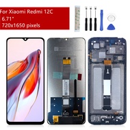☈For Xiaomi Redmi 12c Lcd Display Touch Screen Digitizer Assembly With Frame For Redmi 12c Displ ☬a