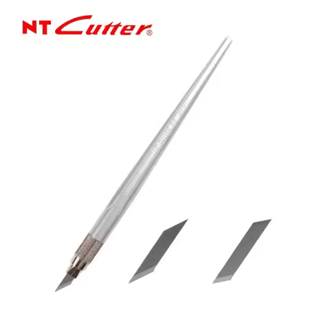 NT Cutter D-400GP Penknife for Precision Work Model Metal Holder Art Carving Knife 30/45 Degrees Spa