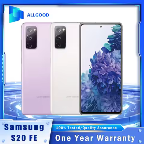 Original Samsung Galaxy S20 FE 5G G781V 6.5" 120Hz Super AMOLED 6GB RAM 128GB ROM Snapdragon 865 And