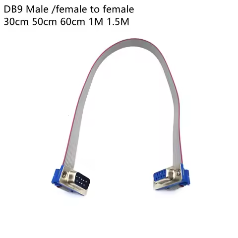 DB9 MALE to FEMALE CABLE D-Sub serial port connector adapter rs232 com Extension Cable 20CM 50CM 1M 